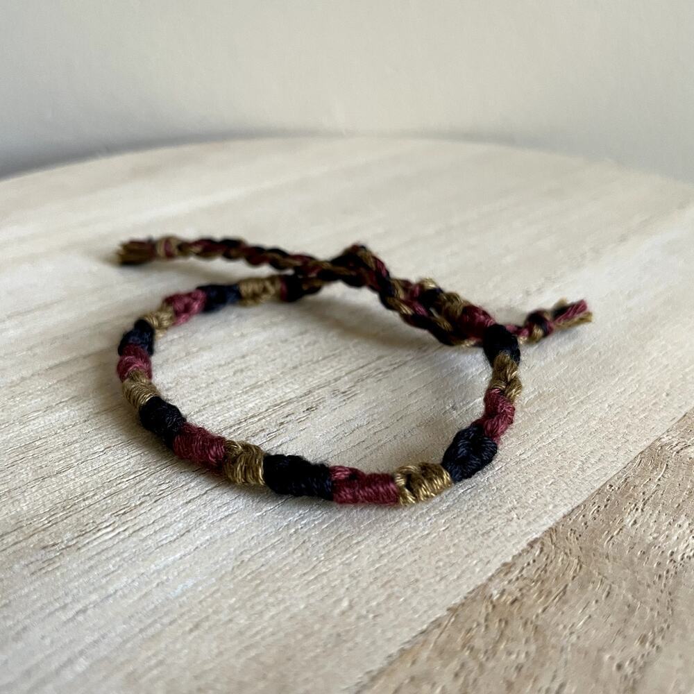 Sophronia Bracelet anklet trendy comfortable tie embroidery thread woven gift